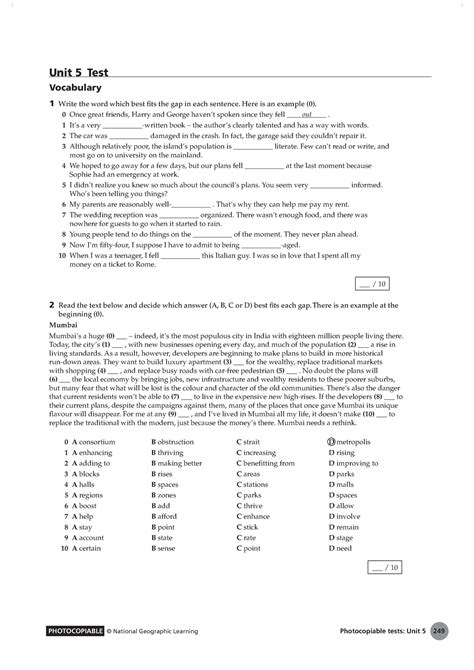 Read Progress Tests Photocopiable 