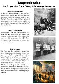 Progressive Era Dbq
