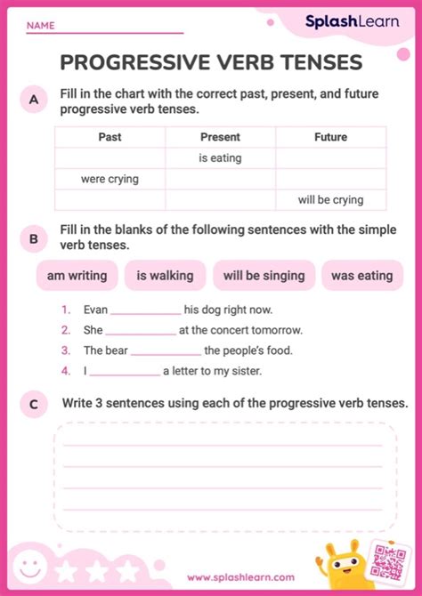 Progressive Verb Tense 4th Grade   Verb Tense Worksheets Ereading Worksheets - Progressive Verb Tense 4th Grade