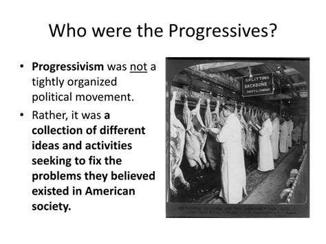 Progressives Believed That