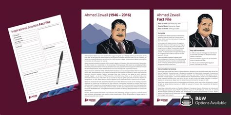 project about ahmed zewail biography