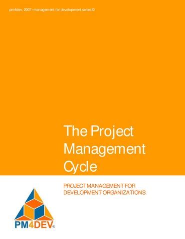 Read Project Cycle Management Pm4Dev 