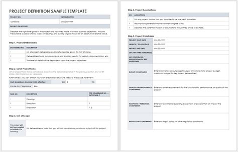 Read Online Project Definition Document Template 