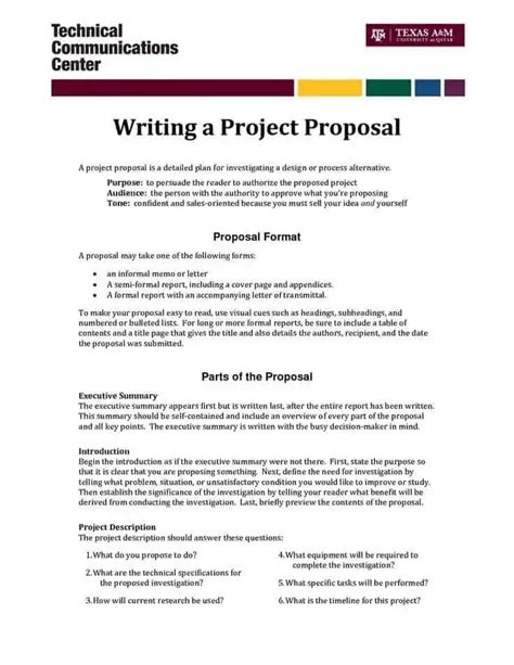 Full Download Project Design Proposal Writing Guide 
