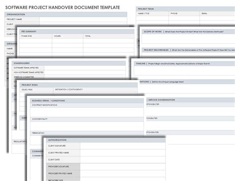 Read Project Handover Document Template 