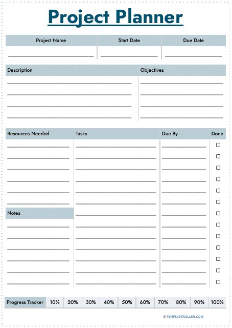 Download Project Log Journal Template File Type Pdf 
