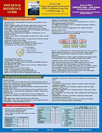 Full Download Project Management Reference Guide 