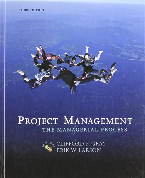 Download Project Management The Managerial Process 4Th Edition Book Cd Rom 