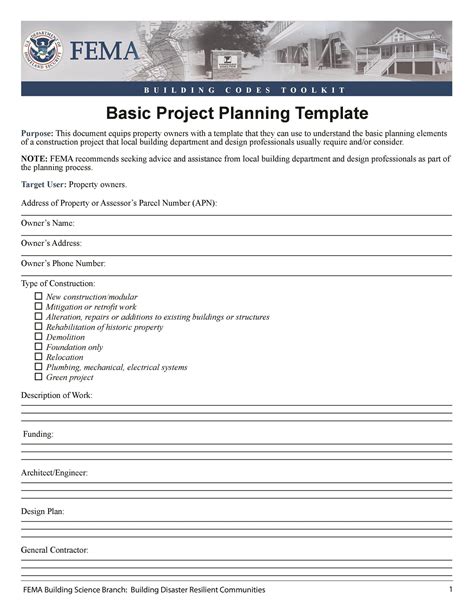 Full Download Project Planning Document Template 