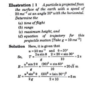 Projectile Motion Numericals