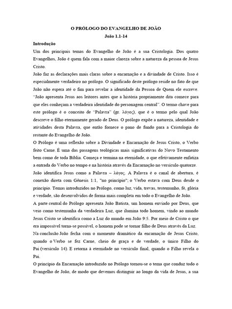 Prologo De Joao