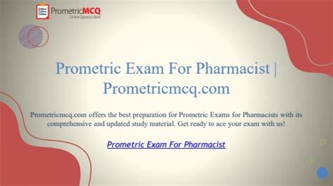 Full Download Prometric Exam For Pharmacist 