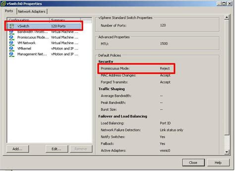 Promiscuous Mode Vmware