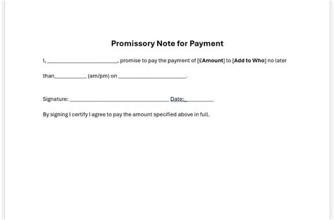 Promise To Pay