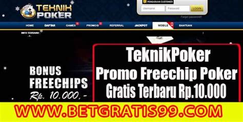 promo freechip poker online terbaru