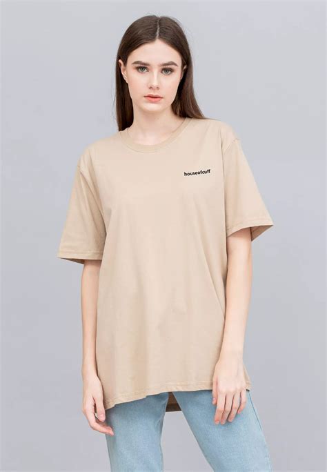 Promo Houseofcuff T Shirt Kaos Polos Pendek Cream Kaos Polos Png - Kaos Polos Png