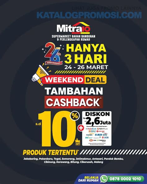Promosi Mitra10 Promo Bulan Ini   Jual Vinyl Lantai Kayu Di Indragiri Hilir - Promo Bulan Ini | Jual Vinyl Lantai Kayu Di Indragiri Hilir