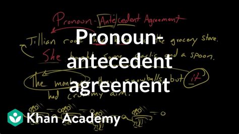 Pronoun Antecedent Agreement Practice Khan Academy Pronouns And Antecedents Worksheet Answers - Pronouns And Antecedents Worksheet Answers