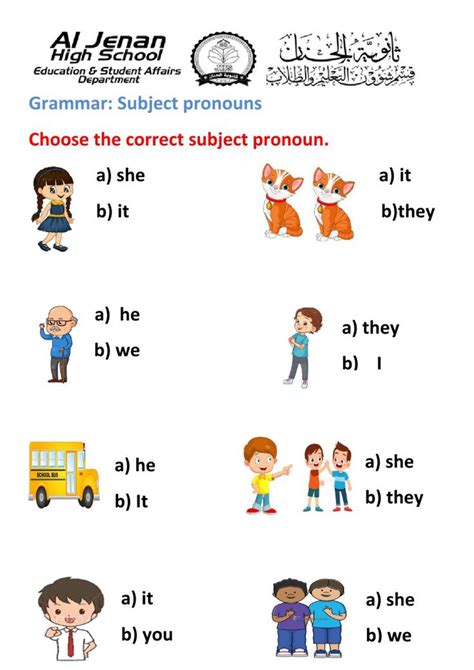 Pronoun Interactive Worksheet For Grade 1 Live Worksheets Pronoun Worksheets For Grade 1 - Pronoun Worksheets For Grade 1