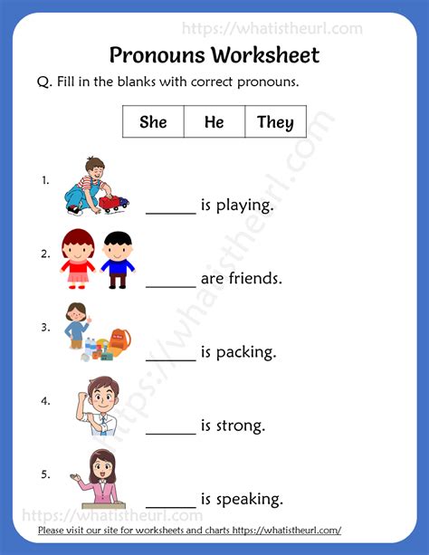 Pronoun Worksheets For 2nd Grade Mreichert Kids Worksheets Pronoun Worksheets 1st Grade - Pronoun Worksheets 1st Grade