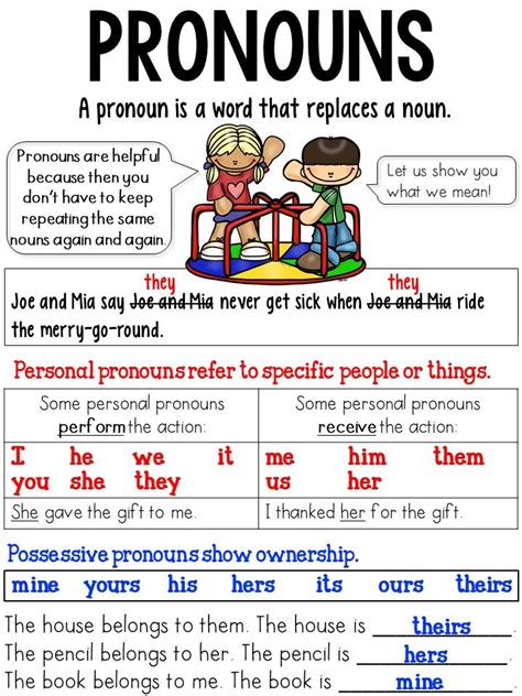 Pronouns For 3rd Graders   41 Quick And Easy Pronoun Activities Teaching Expertise - Pronouns For 3rd Graders