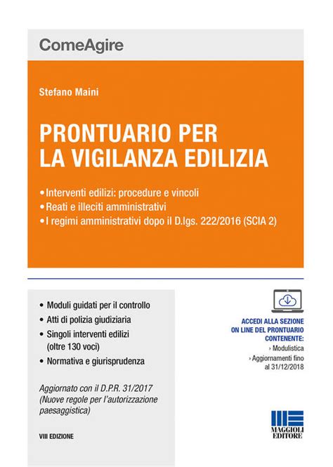Read Online Prontuario Per La Vigilanza Edilizia 