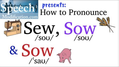 pronunciation of sown