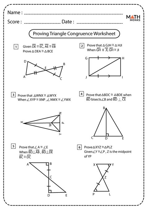 Proofs With Congruent Triangles Worksheets Math Worksheets Center Congruent Triangle Proofs Worksheet Answers - Congruent Triangle Proofs Worksheet Answers