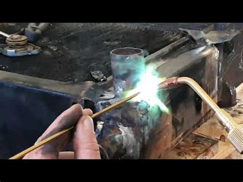 propane blow torch leak - YouTube