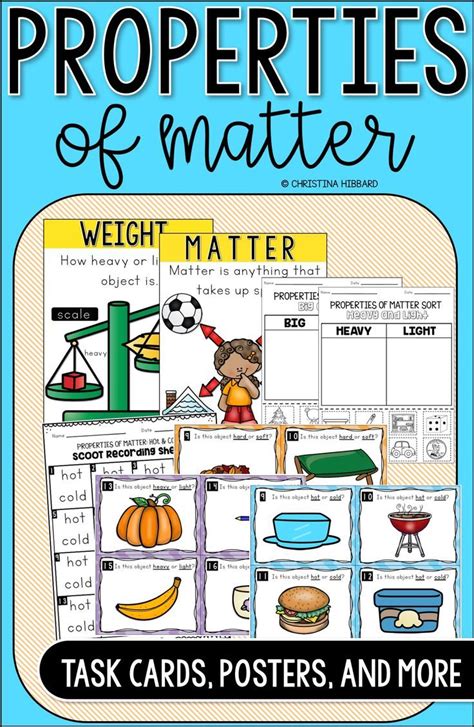 Properties Of Matter Kindergarten   The Big List Of Teaching Properties Of Matter - Properties Of Matter Kindergarten