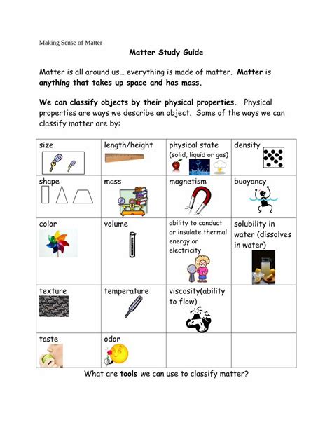 Properties Of Matter Ms Jeffcoat X27 S 5th Properties Of Matter Worksheet 5th Grade - Properties Of Matter Worksheet 5th Grade