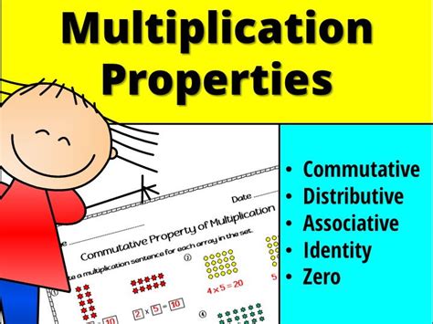 Properties Of Multiplication Educational Resources Multiplication Properties 3rd Grade - Multiplication Properties 3rd Grade