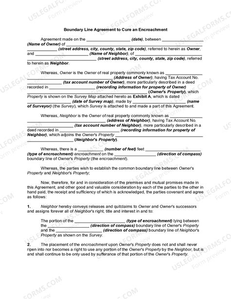 Property Encroachment Letter