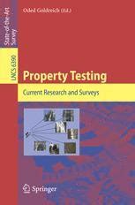 property testing current research and surveys lecture notes in computer science