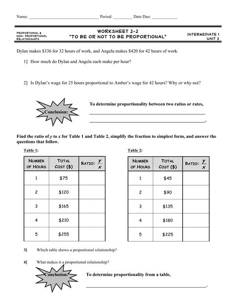 Proportional And Nonproportional Relationships Worksheet 7th Proportional Or Nonproportional Worksheet - Proportional Or Nonproportional Worksheet