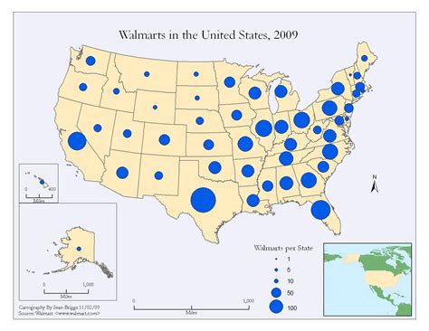 Proportional Symbol Map