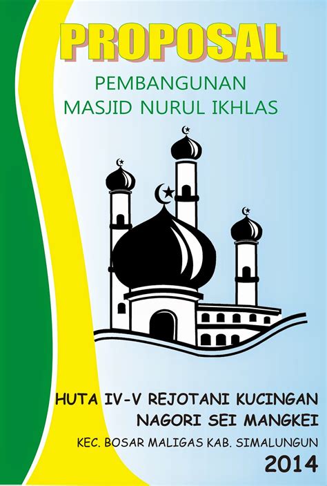 proposal masjid word
