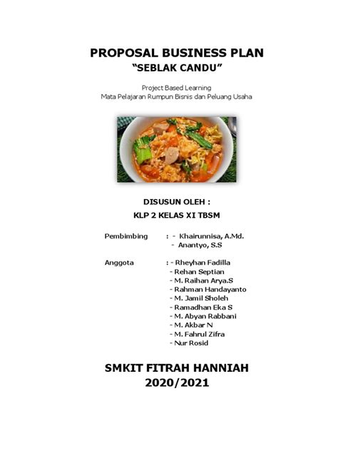 Proposal Usaha Pdf