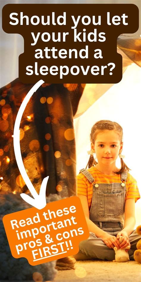 Pros And Cons Of Kids Sleepovers Risks Safety Kinder Science - Kinder Science