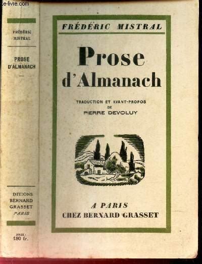 Prose D Almanach