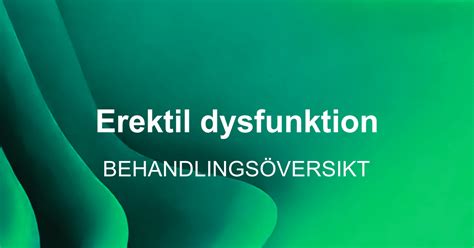 prostata erektil dysfunktion