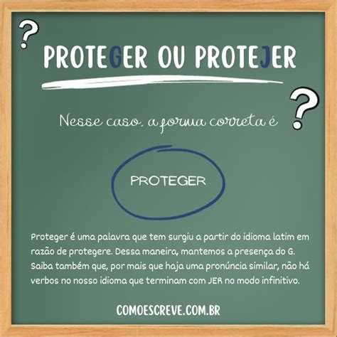 Proteger Ou Protejer