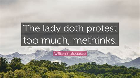 Protest Too Much
