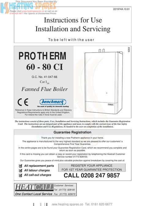 protherm boiler manual s