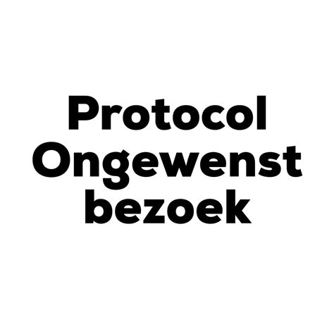 protocol bezoek
