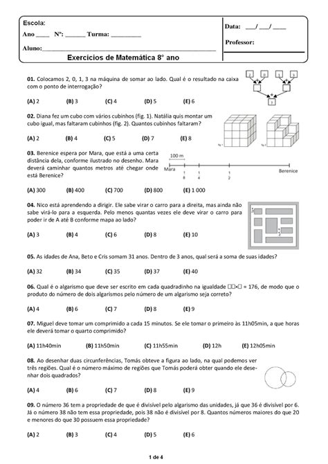 Prova Brasil 8 Ano Matematica