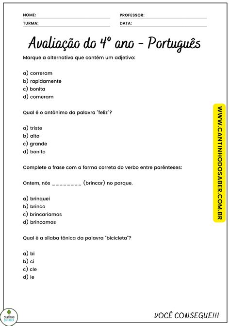 Prova De Português