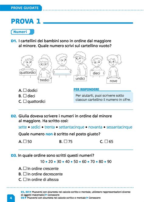 prove invalsi esempi seconda elementare