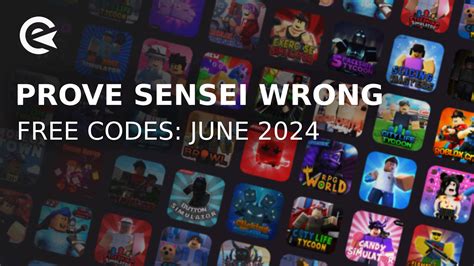 Prove Sensei Codes