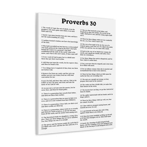 Proverbs 30 Lxx